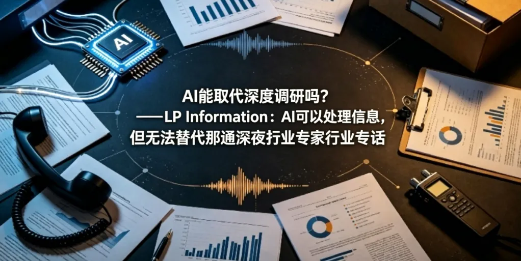 AI能取代深度调研吗？——LP Information：AI可以处理信息，但无法替代那通深夜打给行业专家的电话
